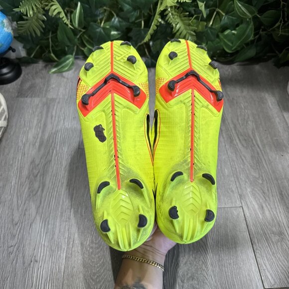Nike Vapor 14 Academy FG/MG Volt Crimson Soccer Cleats CU5691-760 Sz 11.5 main image 8